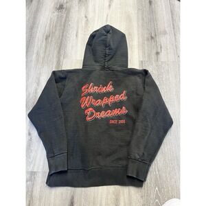 Flight club Box Logo Black Hoodie Shrink Wrapped Dreams Sweatshirt Size Large